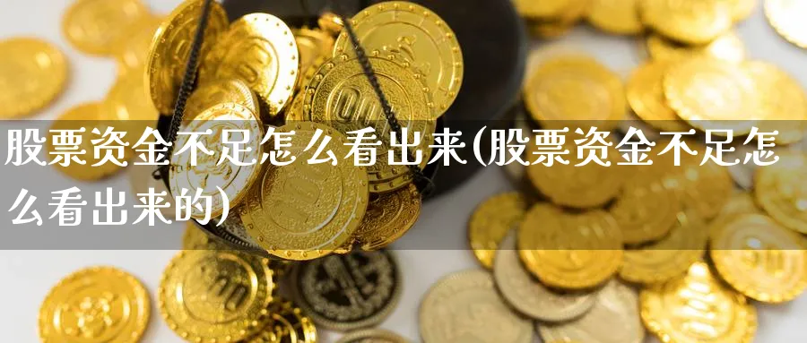 股票资金不足怎么看出来(股票资金不足怎么看出来的)_https://www.jxbjjgc.com_财经百科_第1张