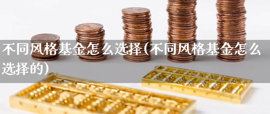 不同风格基金怎么选择(不同风格基金怎么选择的)_https://www.jxbjjgc.com_个股_第1张