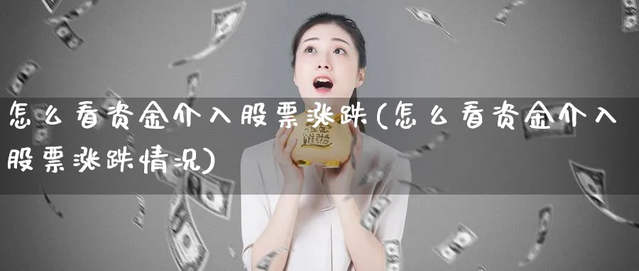 怎么看资金介入股票涨跌(怎么看资金介入股票涨跌情况)_https://www.jxbjjgc.com_港股_第1张