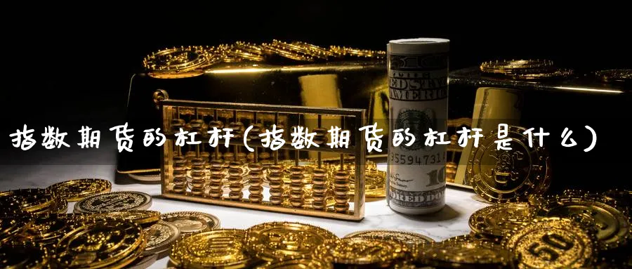 指数期货的杠杆(指数期货的杠杆是什么)_https://www.jxbjjgc.com_A股_第1张