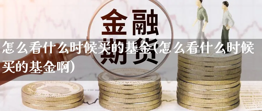 怎么看什么时候买的基金(怎么看什么时候买的基金啊)_https://www.jxbjjgc.com_个股_第1张