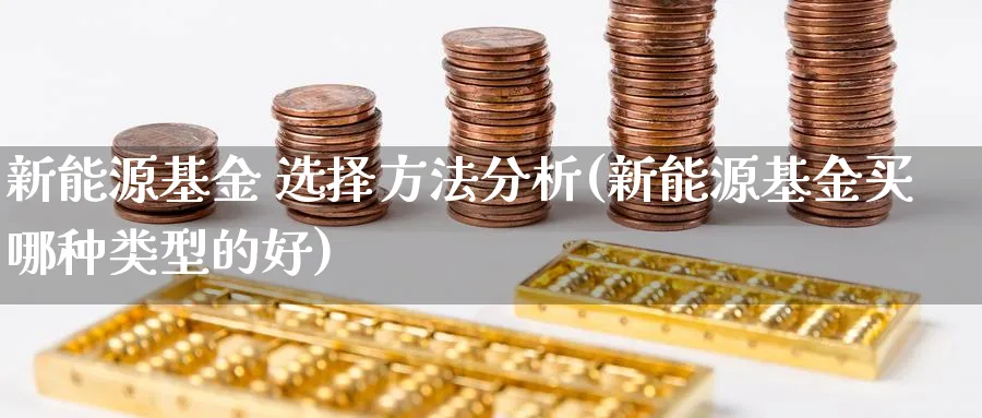 新能源基金 选择方法分析(新能源基金买哪种类型的好)_https://www.jxbjjgc.com_个股_第1张