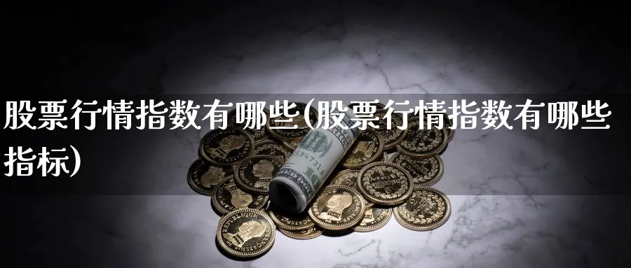 股票行情指数有哪些(股票行情指数有哪些指标)_https://www.jxbjjgc.com_新股_第1张